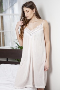 Betina Cotton Voile Strappy Nightdress